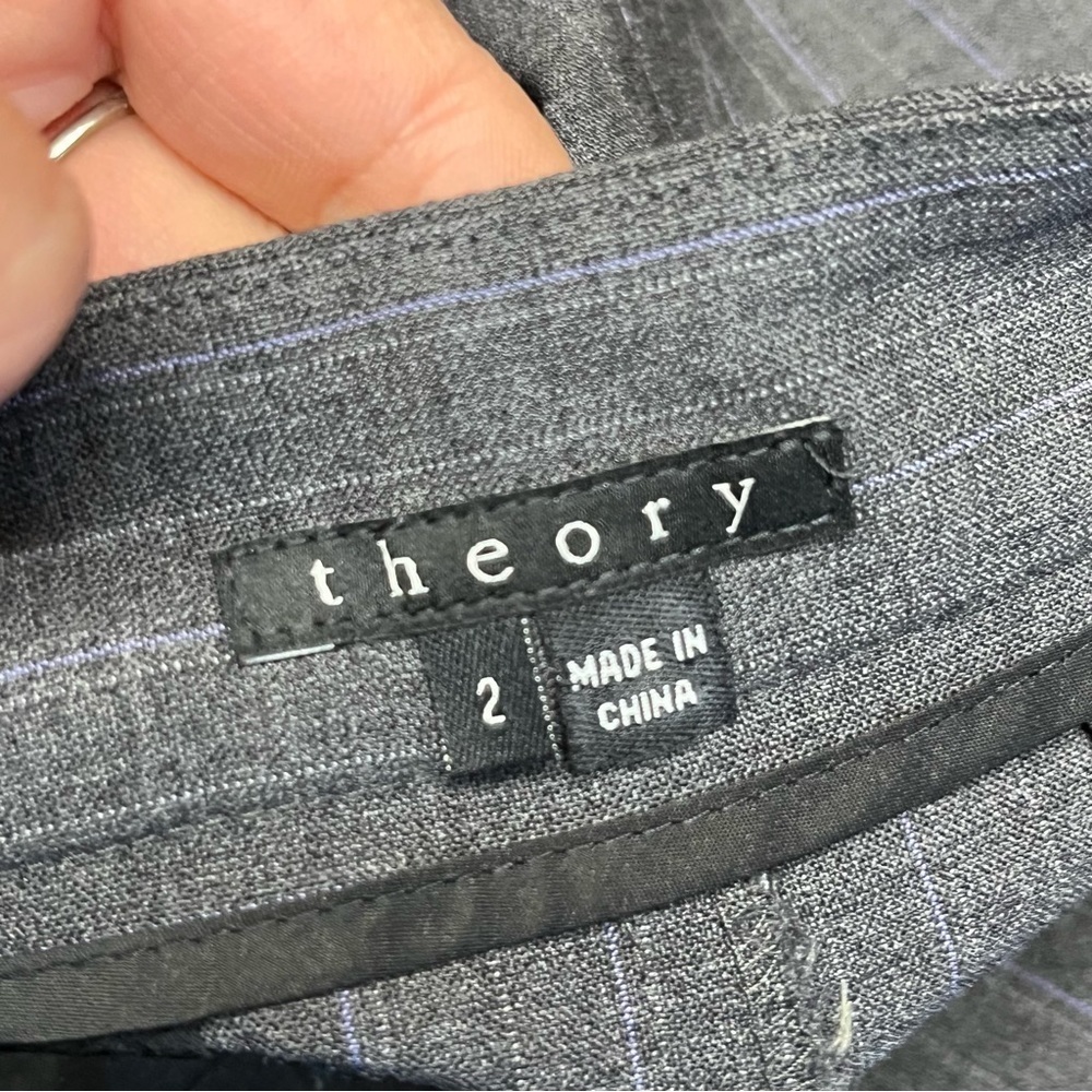 Theory mango lemonde wool fabric tailor‎ skirt - Picture 6 of 6